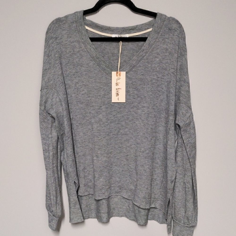 NWT in loom V Neck Sweater